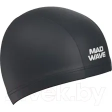 Шапочка для плавания Mad Wave Adult Lycra (серый)