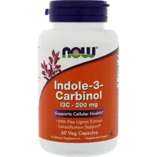 Пищевая добавка NOW Indole-3-Carbinol 200мг (60капсул)
