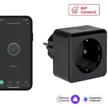 Умная розетка EKF Сonnect PRO Wi-Fi (черный)