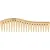 Расческа гребень Janeke Haircomb AU805 (золото)