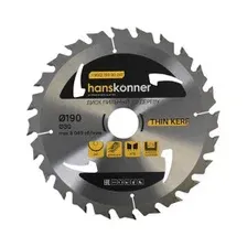 Пильный диск Hanskonner H9022-190-30/20-24