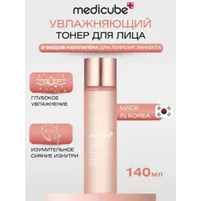 Тонер для упругости кожи с коллагеном medicube Triple Collagen Toner 140мл