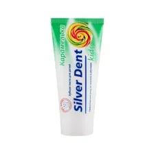 Паста зубная для детей SILVER DENT Карамелька, 75 г