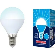 Светодиодная лампочка Volpe E14 9Вт G45 4000К Norma UL-00003825