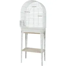 Клетка для птиц Zolux Патио / 104185BLC (L, белый)