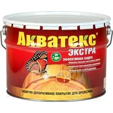 Защитно-декоративный состав Акватекс Экстра  (10л, груша)