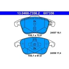Тормозные колодки дисковые ATE 13.0460-7356.2
