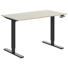 Стол Механический подъемный стол KingStyle UP Mech Black, ясень шимо