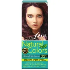 Крем-краска для волос Fara Natural Colors №321 (темный баклажан)
