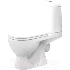 Унитаз напольный Sanita Luxe Max Comfort WC.CC/Max/2-DM/WHT.G/S1 (с сиденьем)