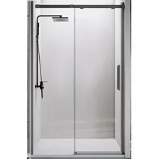 Душевая дверь Veconi 120x195 VN70GR-120-01-C4 (стекло прозрачное/брашированный графит)