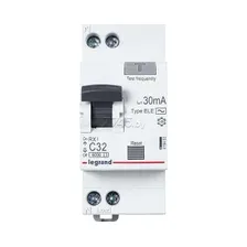 Дифавтомат LEGRAND RX3 1P+N C 32А 30мА 6кА (419402)