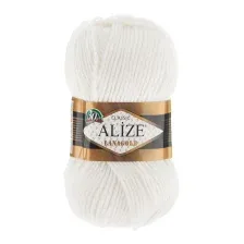 Пряжа для вязания Alize Lanagold 55 (240м, белый)