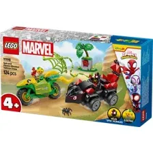 Конструктор LEGO Marvel Погоня Диногонщика Спина за Электро 11198