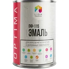 Эмаль LIDA ПФ-115 Optima 2 кг (коричневый)