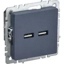Розетка USB IEK Brite BR-U21-D31-K35