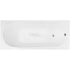 Ванна акриловая VENTOSPA Aqua 170х75 в комплекте с каркасом и экраном
