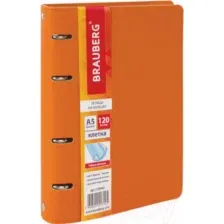 Тетрадь Brauberg Joy / 129992 (120л, оранжевый/светло-оранжевый)