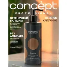 Concept	Оттеночный бальзам обогощенный коллагеном Шоколадный FRESH UP, 250 мл