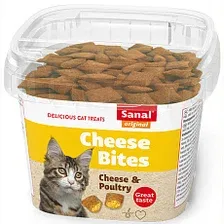 Лакомство для кошек Sanal Подушечки сырные 75 г