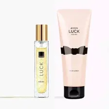 Avon Парфюмерная вода Avon Luck для нее 30 мл  Парфюмированный лосьон для тела Avon Luck 125 мл