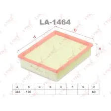 Фильтр воздушный LYNXAUTO LA-1464