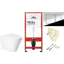 Унитаз подвесной Saniteco KW-9005W + TECE Kit 9400412