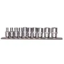 Набор торцевых головок 1/4" 6-ти гр. 10шт. 4-13мм. Stels 13602