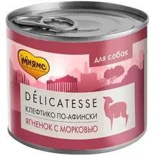Мнямс Паштет для собак (Ягненок с морковью) 200 г