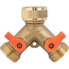 Распределитель двухканальный латунный BRADAS 3/4, BR-2234
