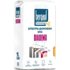 Штукатурка декоративная Bergauf Diadema Шуба 1-1.2мм (25кг, белый)