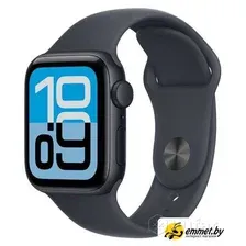 Умные часы Apple Watch SE 3 LTE 40 мм (алюминиевый корпус, полуночный/полуночный, спортивный силиконовый ремешок M/L)
