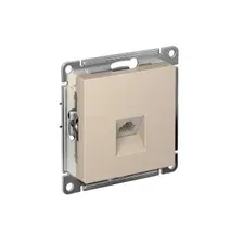 ATLASDESIGN РОЗЕТКА компьютерная RJ45 кат. 5e, механизм, ПЕСОЧНЫЙ