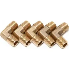 Фитинг FORSAGE Соединитель угловой нар резьба 1/4"x1/4" F-MML04K (5 шт.)