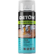 Лак Deton Universal Алкидный атмосферостойкий (520мл, матовый)