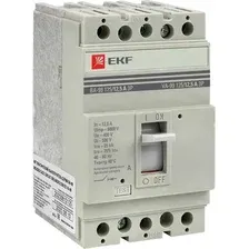 Выключатель автоматический EKF ВА-99 125/12.5А 3P 25кА / mccb99-125-12.5