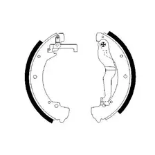 Тормозные колодки барабанные задняя ось BOSCH 0 986 487 312