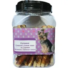 Лакомство для собак O'dog Соломка - Утиное мясо на сурими 750 г