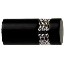 Наконечник для карниза Lm Decor YF116 Имидж 25мм (черный матовый)
