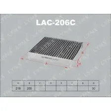 Салонный фильтр LynxAuto LAC206C