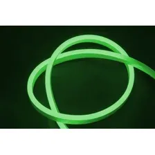 Лента светодиодная "Неон" PFN-01 2835/120 220V 6w/m 8*16mm Green IP65 50m