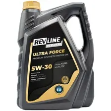 Моторное масло Revline Ultra Force A5/B5 5W-30 5л (одной канистрой иликоплект 4л+1л)