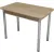 Кухонный стол СВД Юнио 120-150x75 059.Д2.Х (дуб сонома)