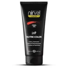 Маска для волос Nirvel Nutre Color Coral коралл оттеночная 200мл