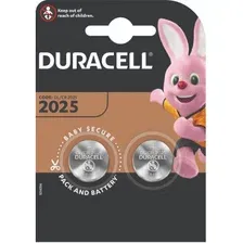 Батарейка CR2025 DURACELL литиевая 3 В 2 шт (5000394045514)