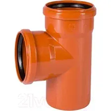 Тройник наружной канализации Ostendorf 110x110/87° / 220400