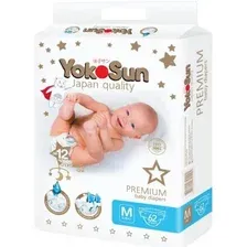 Подгузники YokoSun Premium M (62 шт)
