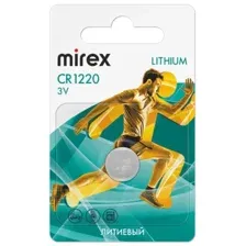Батарейка CR1220 Mirex Lithium (1 шт)