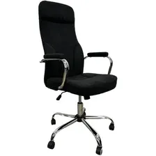 Кресло SitUp TUCSON chrome (ткань Black/Black)