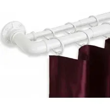 Карниз для штор UG Home Раздвижной 2-рядный 2КР-153-360-БЛ (белый, 1.53-3.6м)